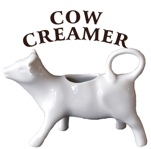 Cow milk pitcher