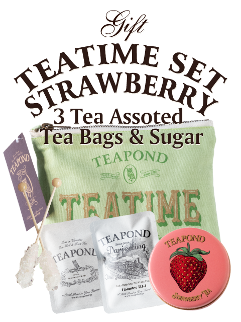 Tea time set strawberry in pouch　