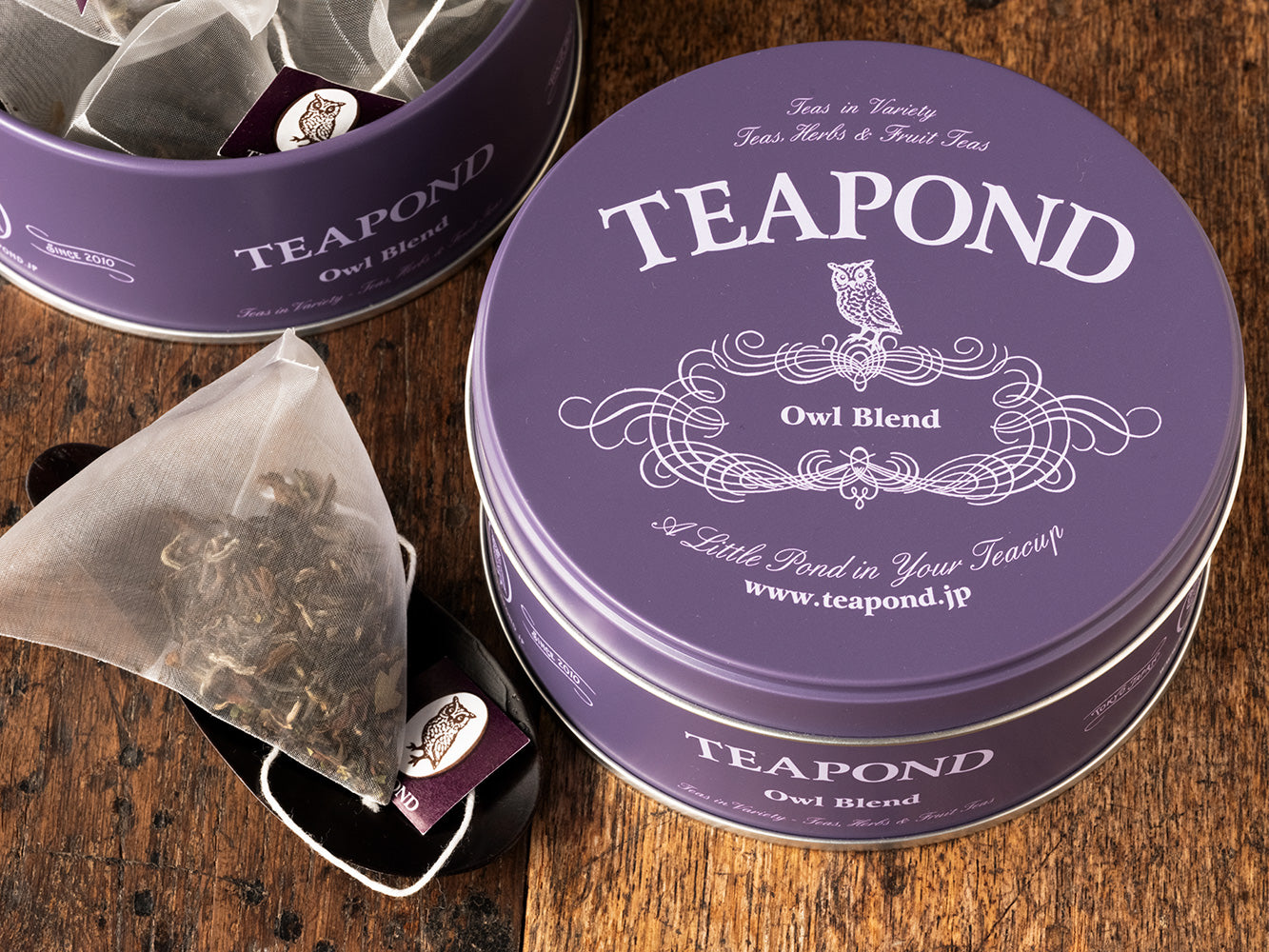 アウルブレンド 15周年記念パープル缶入り｜紅茶専門店TEAPOND ティー