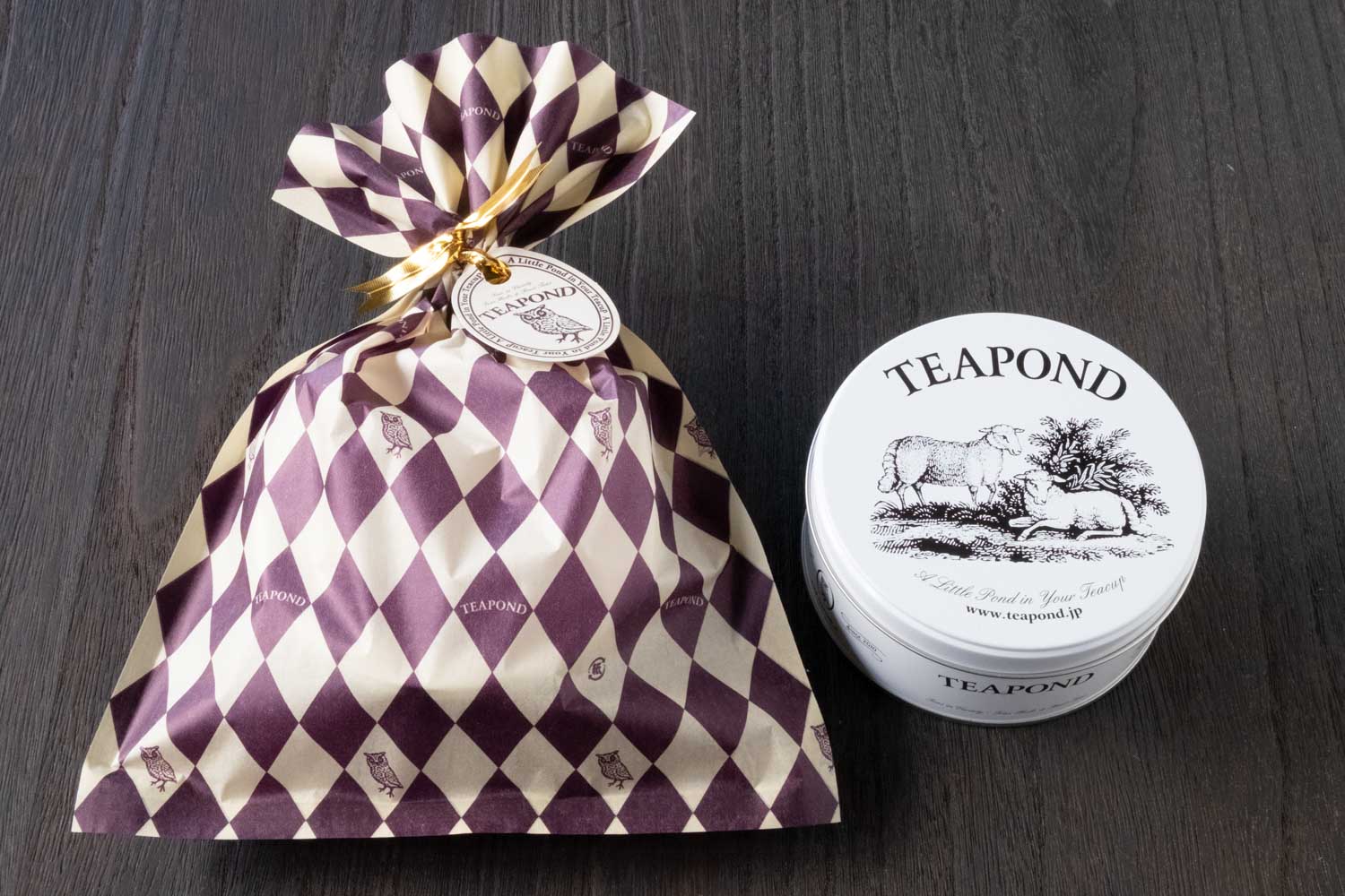 TEAPOND ミルクティーセット preview_wrappingtin_sheep_0980